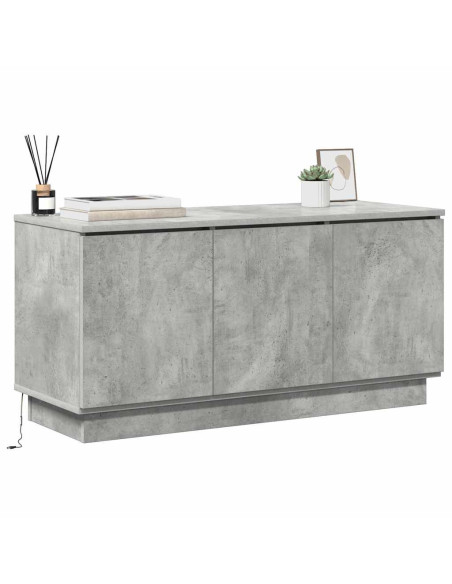 Mobile TV Grigio cemento 100 x 38 x 49 cm Legno multistrato