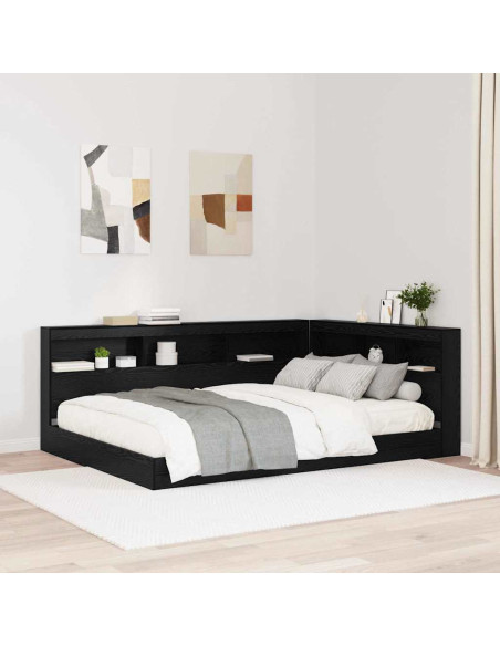 Testata contenitore Rovere Nero 140 cm Legno multistrato