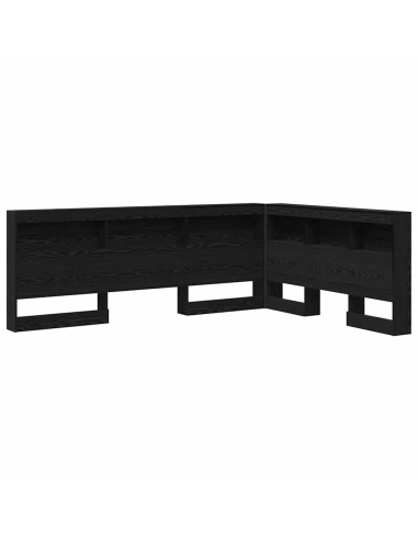 Testata contenitore Rovere Nero 140 cm Legno multistrato