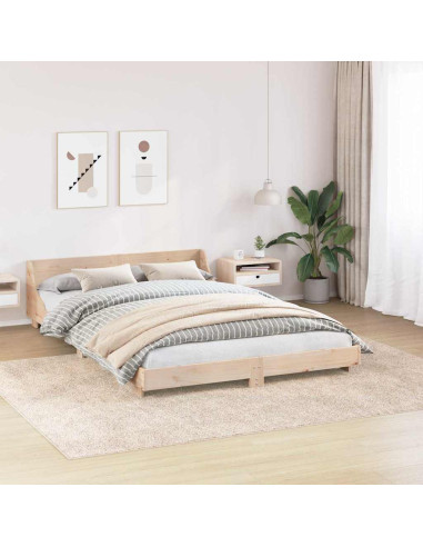 Tappeto Shaggy Antiscivolo Crema 240 x 340 cm PP