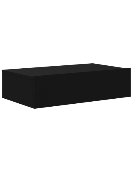 Mobile Porta TV con Luci LED Nero 60x35x15,5 cm