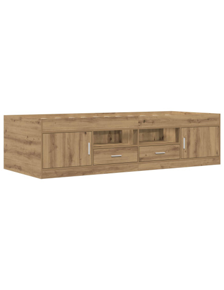 Telaio del letto con storage Rovere Artigianale 80 x 200 cm