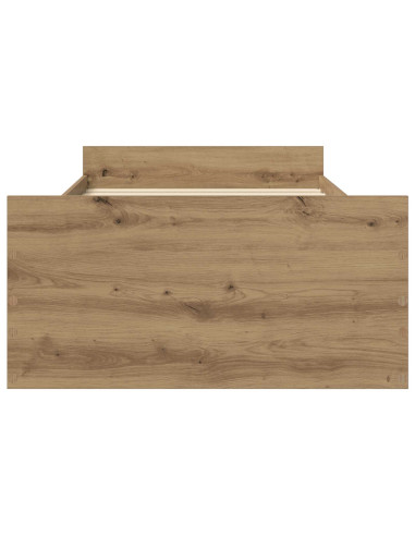 Telaio del letto con storage Rovere Artigianale 80 x 200 cm