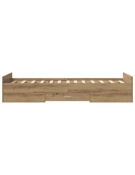 Telaio del letto con storage Rovere Artigianale 80 x 200 cm