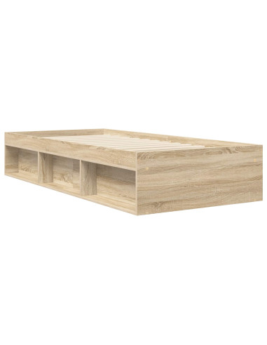 Telaio del letto con storage Rovere Sonoma 80 x 200 cm