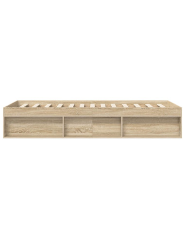 Telaio del letto con storage Rovere Sonoma 80 x 200 cm