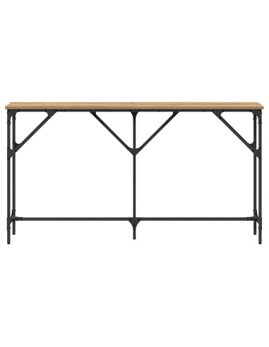 Tavolo consolle rovere artigianale 140 x 23 x 75 cm