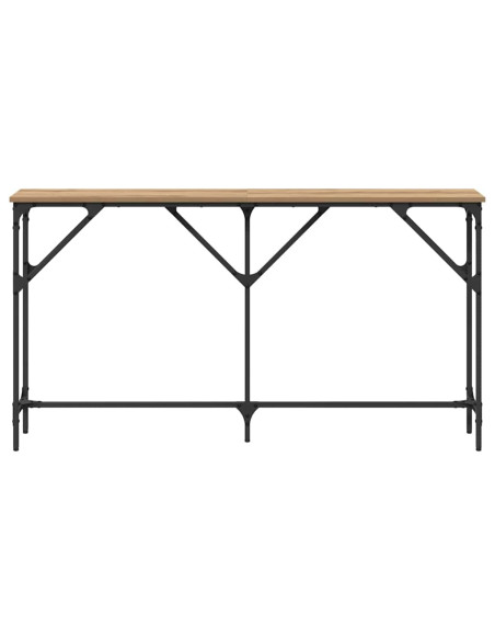 Tavolo consolle rovere artigianale 140 x 23 x 75 cm