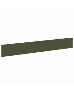Bordura per Prato 20 pcs 100 x 15 cm Acciaio Verde Oliva 2