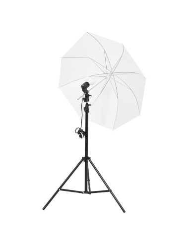 Kit per Studio Fotografico con Set Luci, Fondale e Riflettore