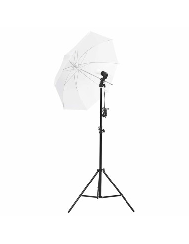Kit per Studio Fotografico con Set Luci, Fondale e Riflettore