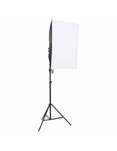 Kit per Studio Fotografico con Set di Luci e Fondale
