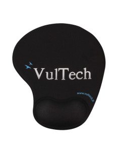 VULTECH MOUSEPAD TAPPETINO PER MOUSE ERGONOMICO MP-02N NERO CON GEL
