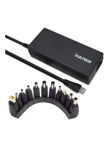 VULTECH ALIMENTATORE UNIVERSALE PER NOTEBOOK 120W REV. 2.5 AUTOSETTANTE 10 TIPS