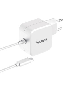 VULTECH ALIMENTATORE UNIVERSALE PER NOTEBOOK E SMARTPHONE VULTECH AU-67WTC AUTOSETTANTE CON CONNETTO