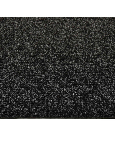 Tappeto 20 pcs Nero 50 x 50 cm Bitume