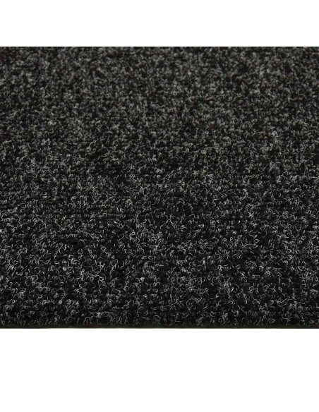 Tappeto 20 pcs Nero 50 x 50 cm Bitume