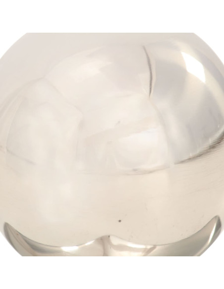 Tappi per Pali 6 pz Estremità a Globo in Acciaio Inox 101x101 mm