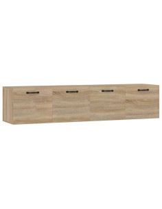 Mobili Parete 2 pz Rovere Sonoma 60x36,5x35cm Legno Multistrato 2