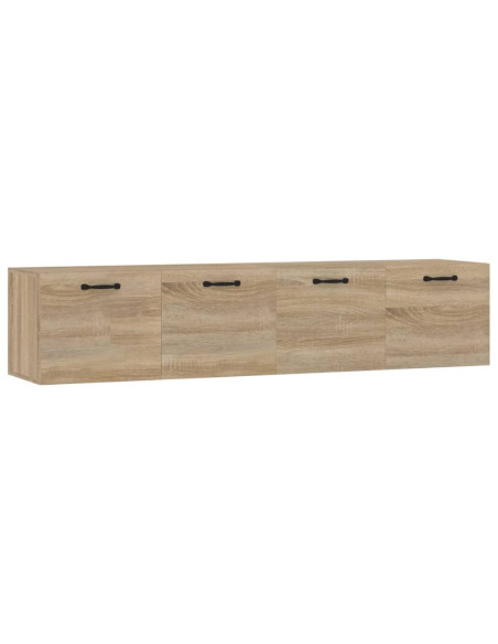 Mobili Parete 2 pz Rovere Sonoma 60x36,5x35cm Legno Multistrato