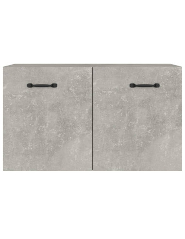 Mobile a Parete Grigio Cemento 60x36,5x35 cm Legno Multistrato