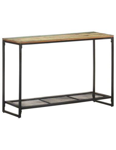 Tavolo Consolle 110x35x75 cm in Legno Massello di Recupero