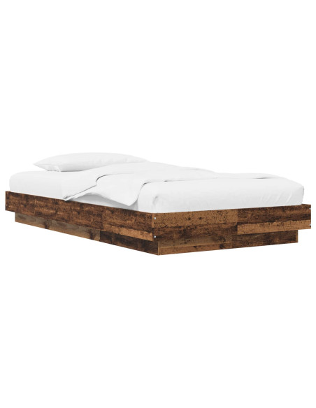 Struttura letto a pavimento Legno antico 80 x 210 cm