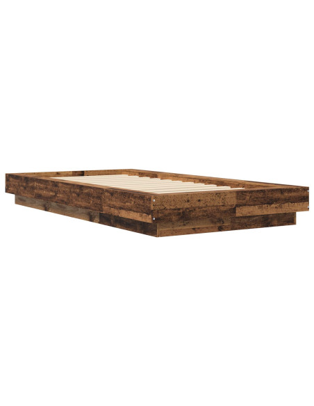Struttura letto a pavimento Legno antico 80 x 210 cm