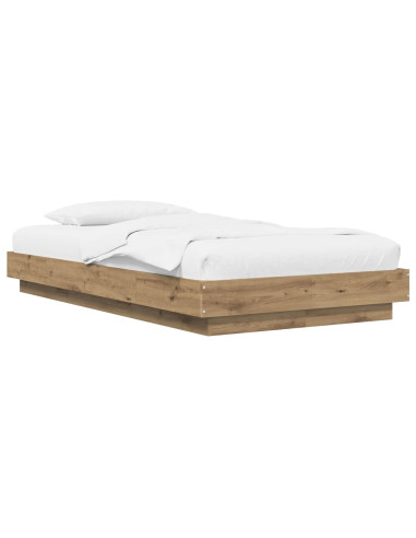 Struttura letto a pavimento Rovere Artigianale 80 x 210 cm