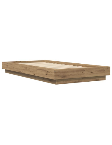 Struttura letto a pavimento Rovere Artigianale 80 x 210 cm