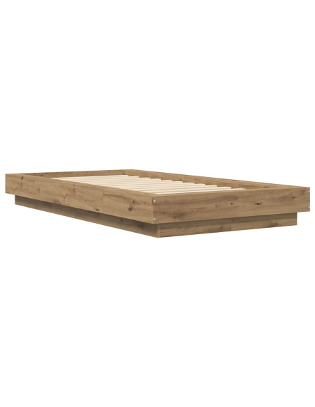 Struttura letto a pavimento Rovere Artigianale 80 x 210 cm