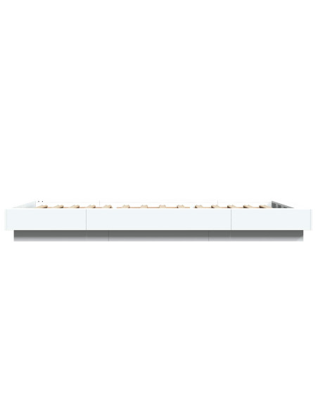 Struttura letto a pavimento Bianco 80 x 210 cm