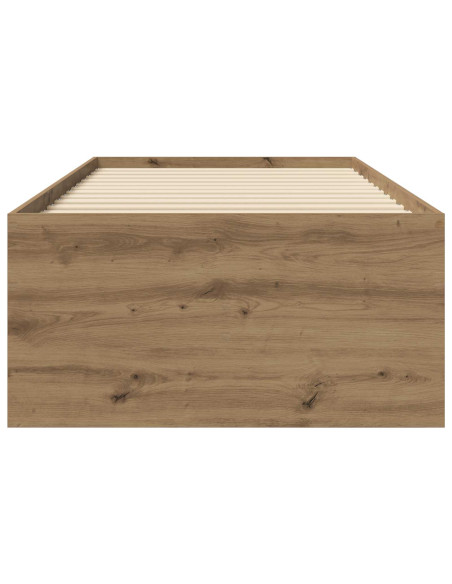 Telaio del letto con storage Rovere Artigianale 80 x 200 cm