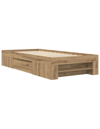Telaio del letto con storage Rovere Artigianale 80 x 200 cm
