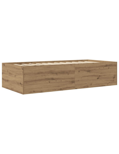 Telaio del letto con storage Rovere Artigianale 80 x 200 cm