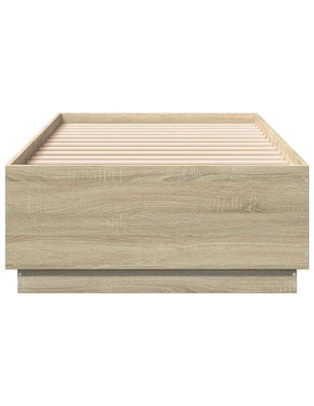 Struttura del letto Rovere Sonoma 80 x 200 cm