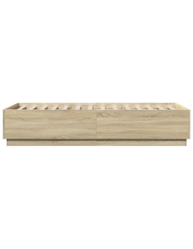 Struttura del letto Rovere Sonoma 80 x 200 cm