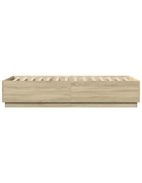 Struttura del letto Rovere Sonoma 80 x 200 cm