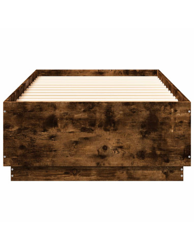 Struttura del letto Rovere Fumo 80 x 200 cm