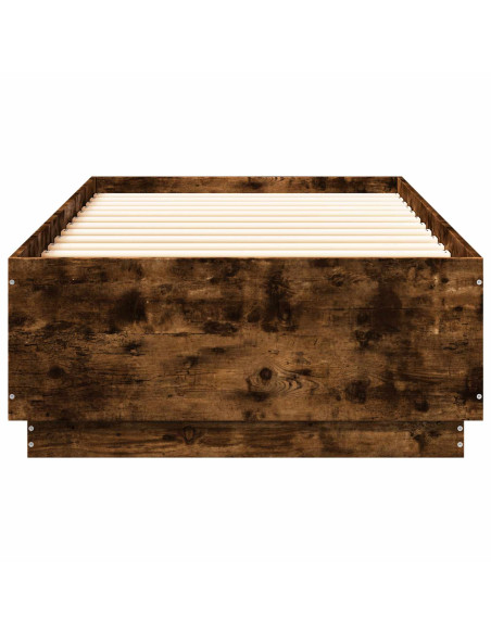 Struttura del letto Rovere Fumo 80 x 200 cm