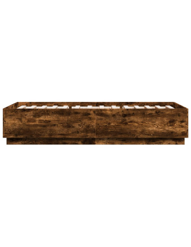 Struttura del letto Rovere Fumo 80 x 200 cm