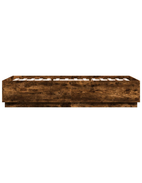 Struttura del letto Rovere Fumo 80 x 200 cm