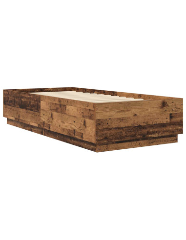 Struttura del letto Legno antico 80 x 200 cm