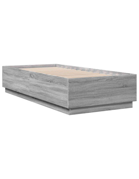 Struttura del letto Sonoma grigio 80 x 200 cm