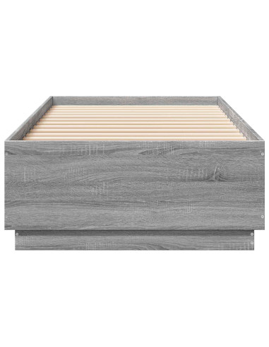 Struttura del letto Sonoma grigio 80 x 200 cm