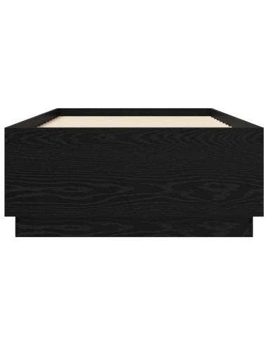 Struttura del letto Rovere Nero 80 x 200 cm
