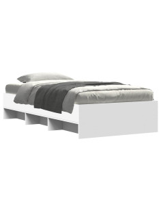 Struttura del letto Bianco 80 x 200 cm Legno ingegnerizzato 2