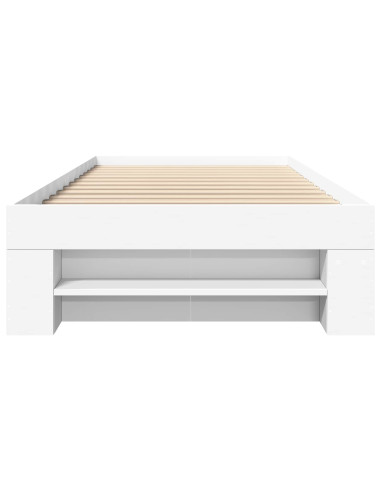 Telaio del letto con storage con cassetto Bianco 80 x 200 cm