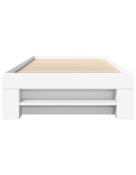 Telaio del letto con storage con cassetto Bianco 80 x 200 cm