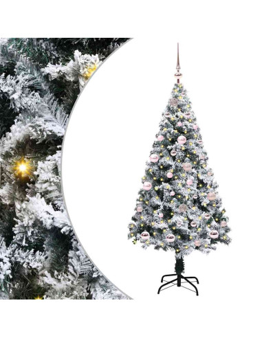 Albero di Natale artificiale con 150 LED Bianco 150 cm